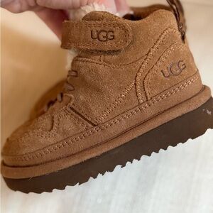 UGG Kids Tan Suede Boots